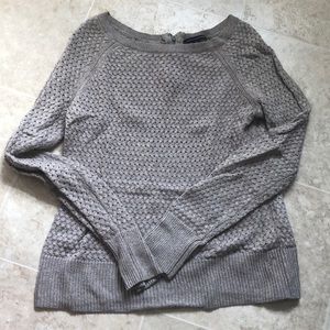 Boat neck light weight sweater